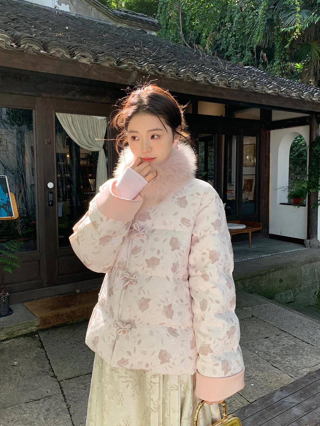 

Iceollovy Lightweight ort Chinese Sle Women's down Jaet Winter 2023 New Design Small Size Outerwear Warm Thiened