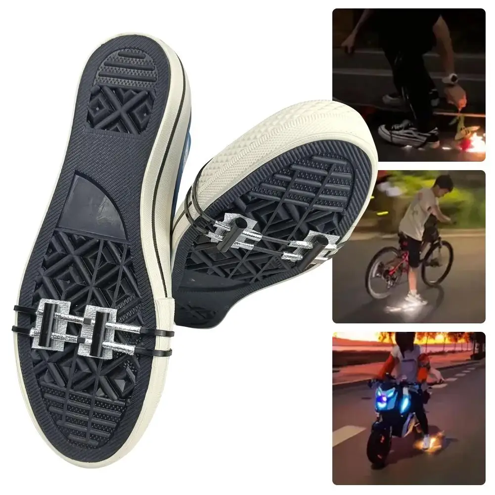 1pc Motorcycle Sole Hit Foot Brake Ground Spark Magnesium Rod Bicycle Motorcycle Cool Skateboard Sparks