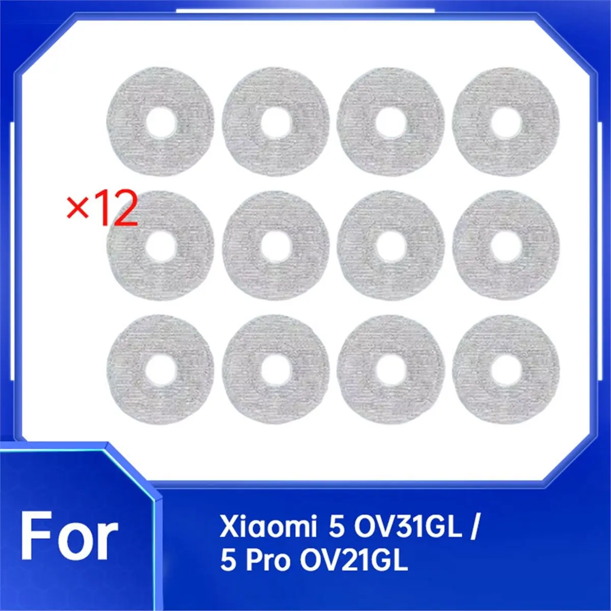 12 قطعة خرقة تنظيف لـ 5 OV31GL/5 Pro OV21GL ملحقات المكنسة الكهربائية وسادات الممسحة قطع غيار بديلة