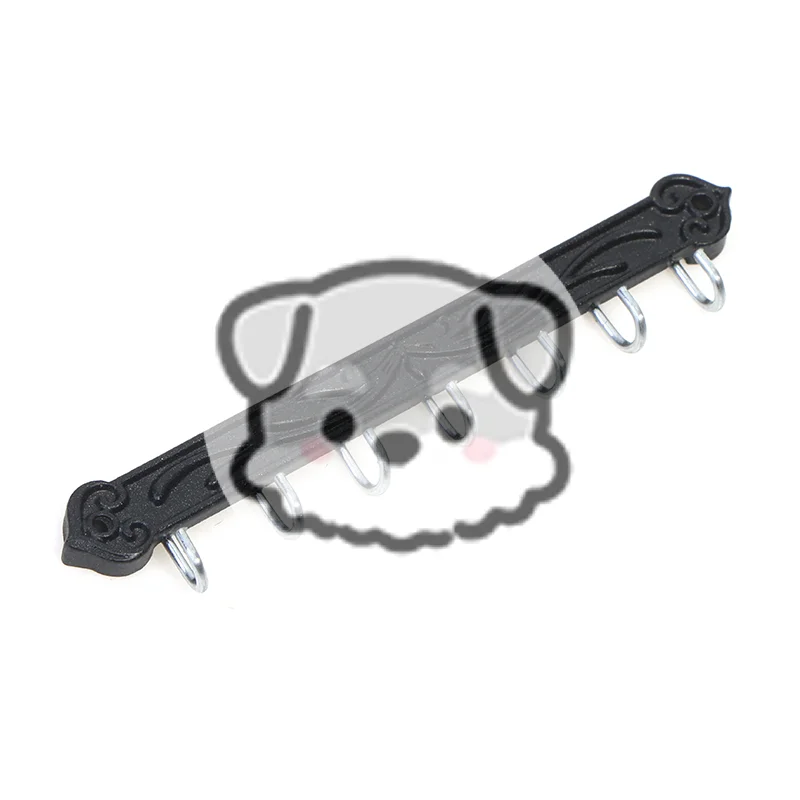 

Миниатюрная настенная вешалка для одежды из качественного сплава для кукольного домика 1/12