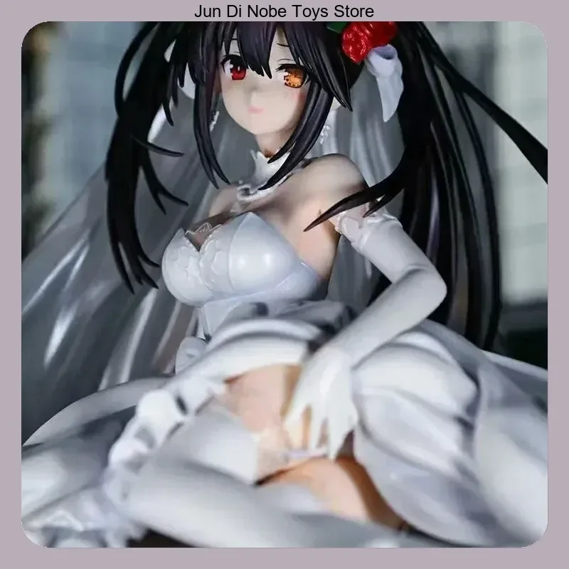 

DATE A LIVE Kurumi Tokisaki Wedding Dress Anime Figure Statue Desktop Decoration Gift