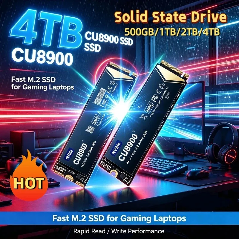 CU8900 500GB Hard Drive SSD M.2 NVME 1TB 2TB 4TB M2 2280 Internal Solid State Drive for Laptop PC Desktop High Speed Transfer