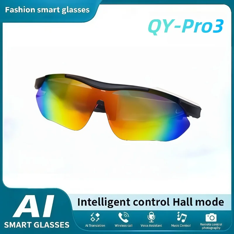 

QY-Pro3 UpgradeSmart Glasses With Camera Video Recording AI Photo Recognition Bluetooth Call Translation Voice Assistant Glasses