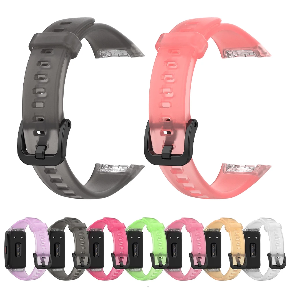 الأشرطة سيليكون لهواوي الفرقة 10/9/8 NFC حزام اكسسوارات ساعة ذكية استبدال حزام الرياضة سوار كوريا هواوي العصابات 10 #1