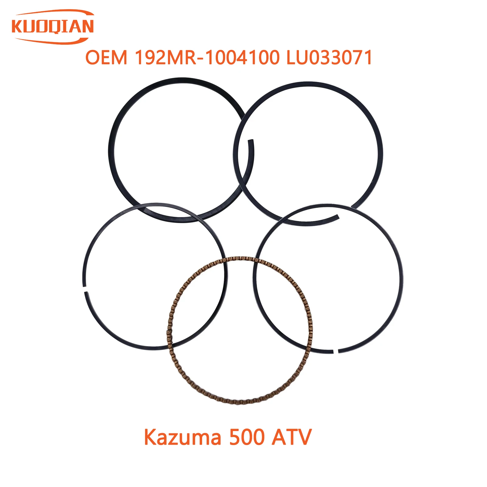 Kazuma 500 ATV PISTON RING 192MR-1004100/192MR-1004002