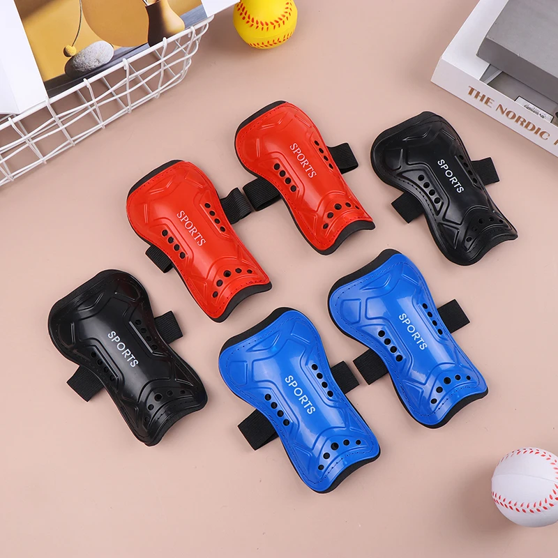 1Pair Football Shin Guards PVC Material Leg Protector Support Exercise Equipment Kids Shin Pads Knee Football Adults Soccer