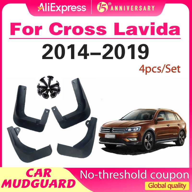 

For Volkswagen Cross Lavida 2014-2019 2015 2016 2017 2018 Fender Mudflaps Splash Guards Mudguards Mud Flaps car