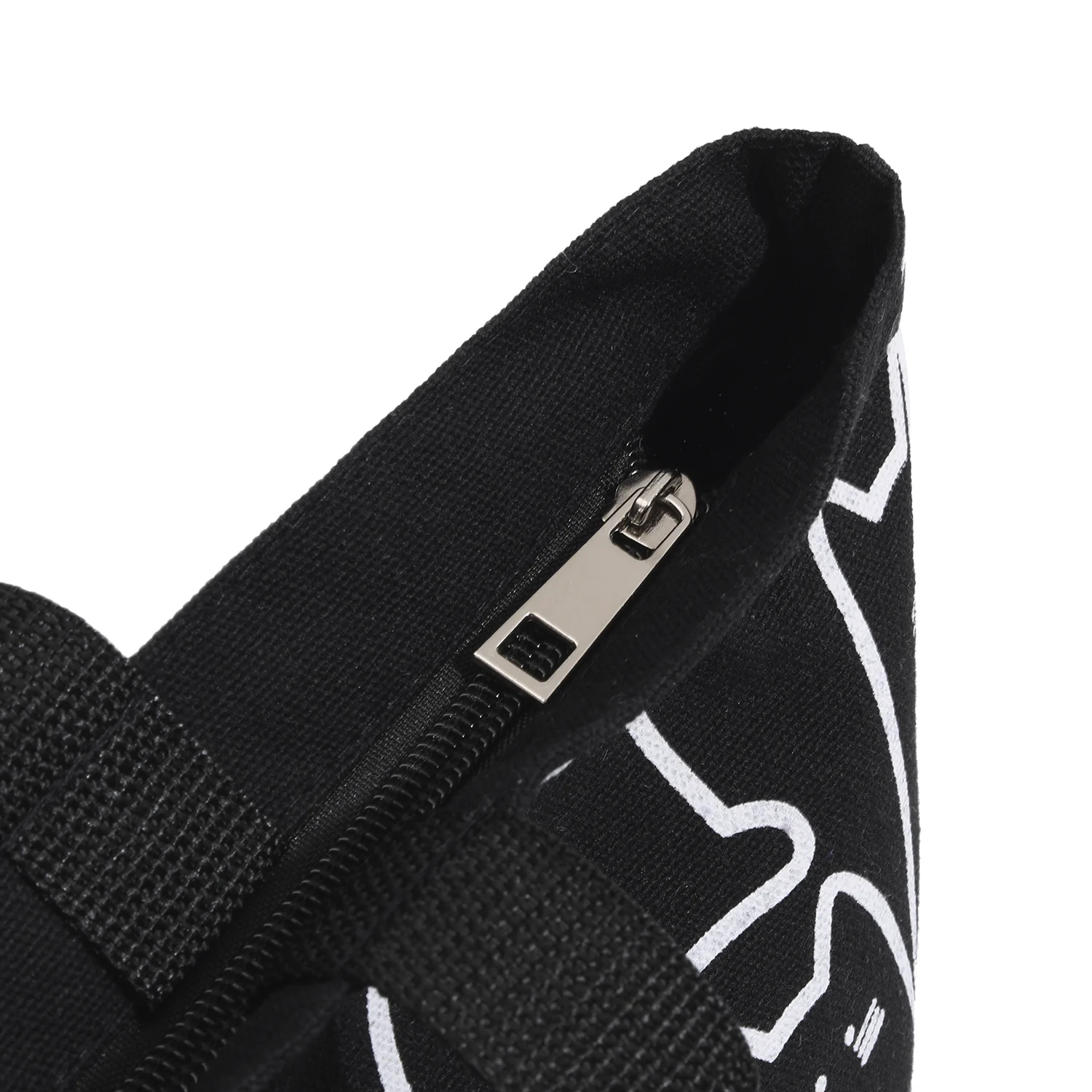 Leinwand-Handtasche für Frauen, 2023, modisch, niedliche Katze, Messenger-Taschen mit Reißverschluss, Designer-Tasche, Damen-Cartoon-Schulter-Shopper-Taschen – Detail 8