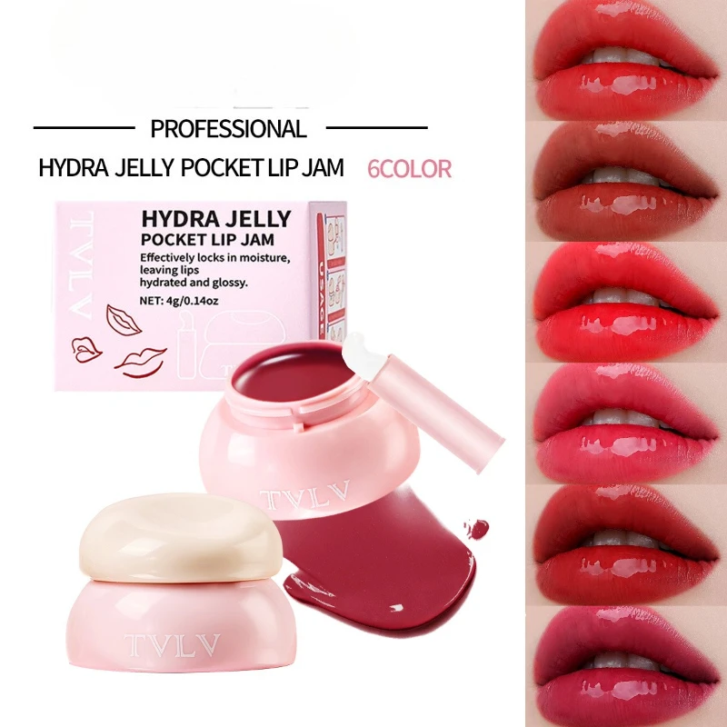TVLV Nourishing & Moisturizing Jelly Lip Mask, Tinted Lip Balm, Repairs Dry & Chapped Lips, Ideal for Daily Use