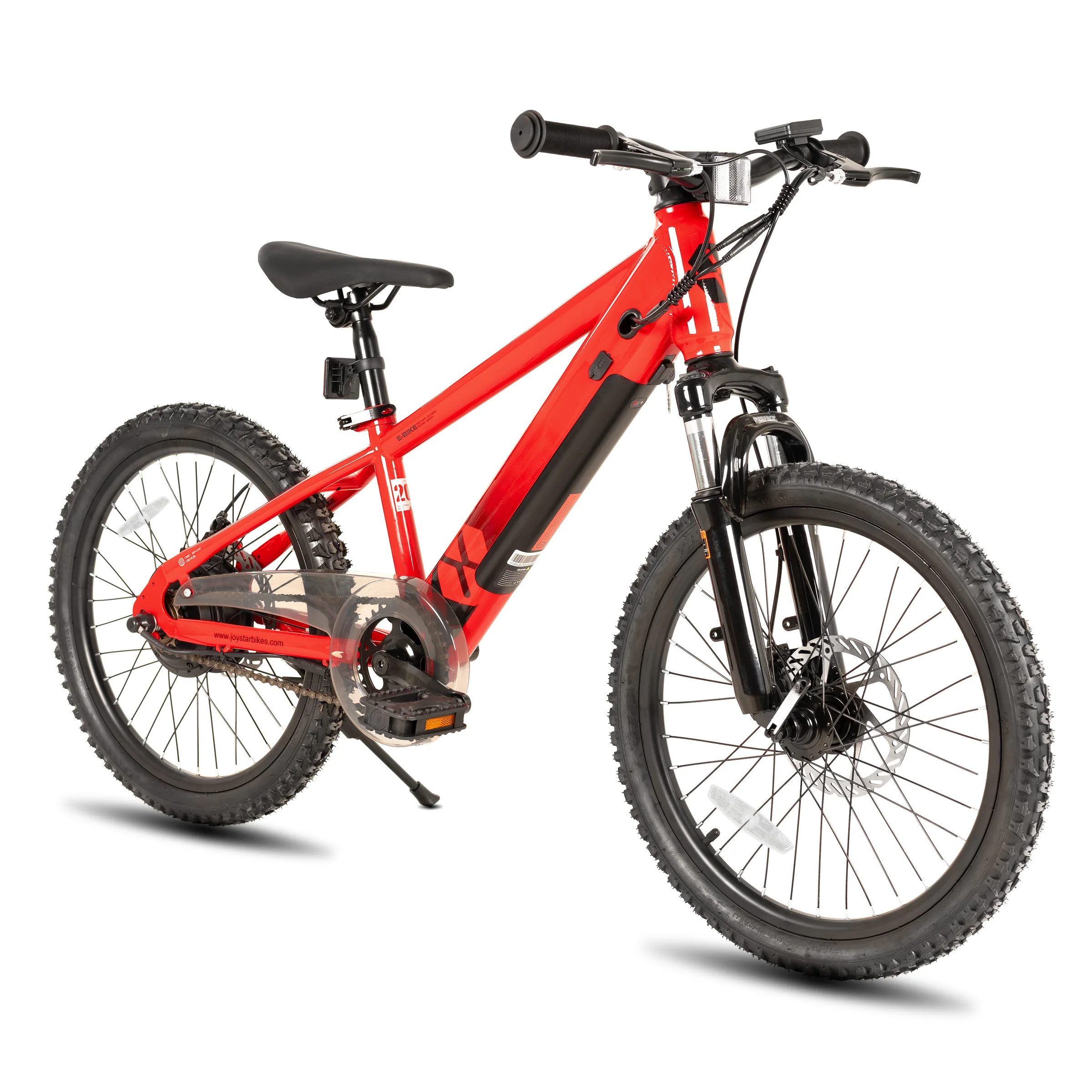 JOYSTAR Electric Mountain Bike for Kids 20"  Boys Girls Teens Ages 7+ with Removable Battery 250W Motor And Disc Brakes image 5