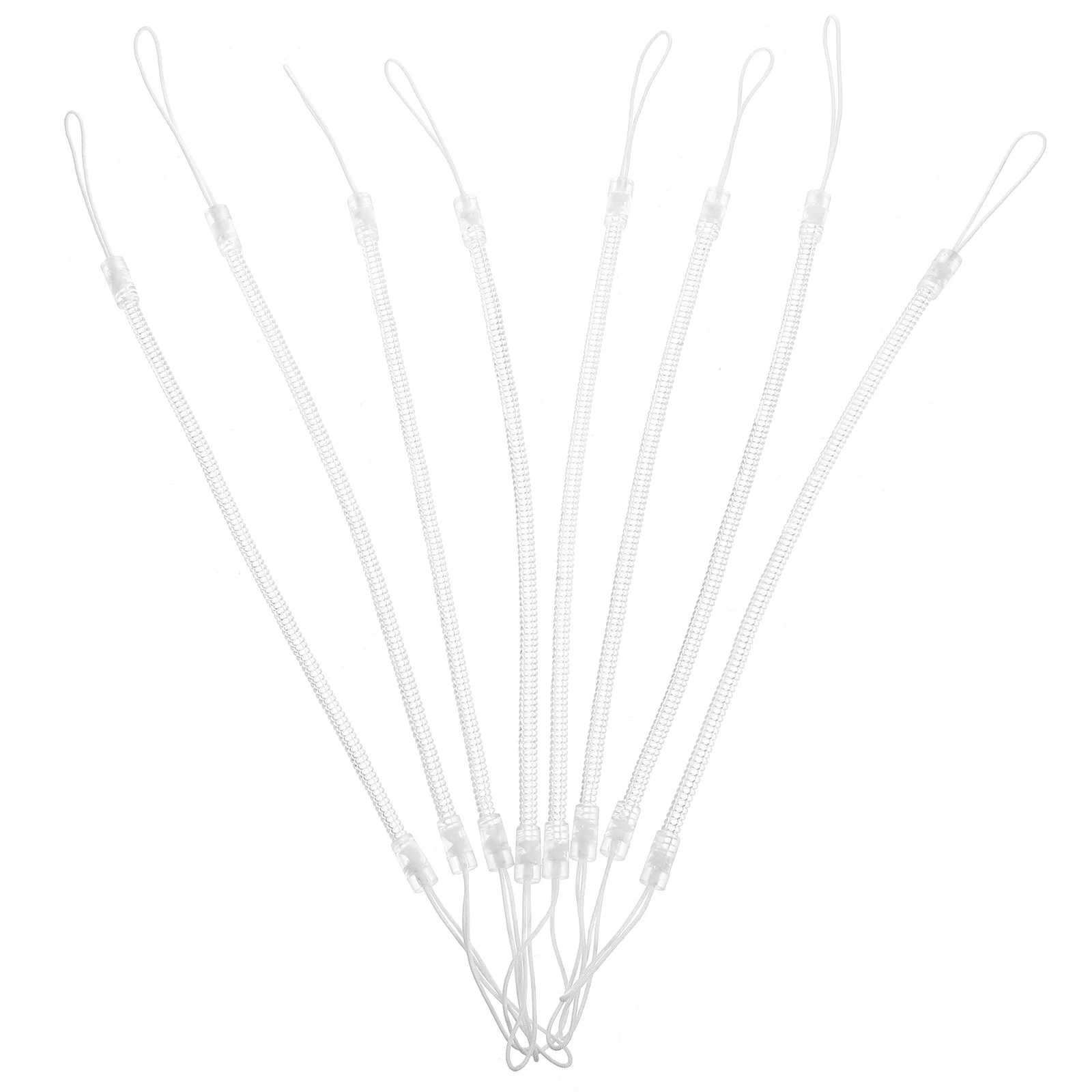 8 قطعة قلم الربيع حبل مكافحة خسر الحبل المحمولة قابل للسحب الحبل للهواتف أقلام مفاتيح الربيع حبل لقلم ستايلس #3