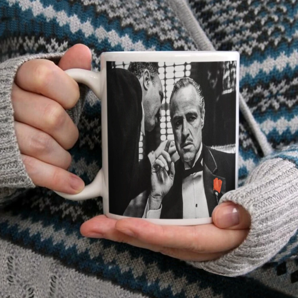 

Classical Godfather Movie 11oz Afternoon Tea Mug Multifunctional Ceramic Coffee Mug Porcelain Coffee Cup Drinking Cup