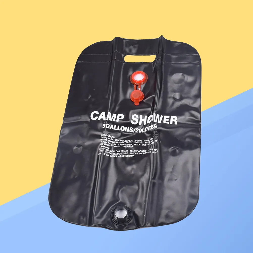 20 L Camping Portable Solar Shower Bag Outdoor Water Storage Folding Protable Heat