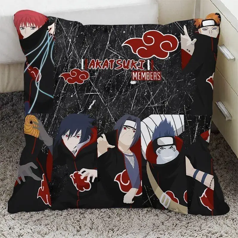 Naruto Anime Pillow Print Cushion Memory Foam Student Dormitory Sofa Decorative Internet Celebrity Round Soft Lumbar Support Hot