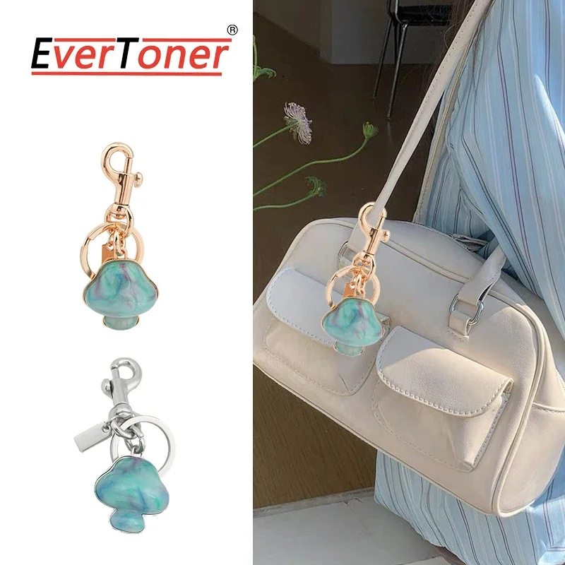 

EverToner Bag pendant Mushroom Keychain Charm Wallet Decoration for Personaliz Styles