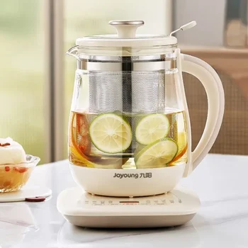 Joyoung 건강 냄비 및 전기 주전자, 일정한 온도, 1.5L, 24H 스마트 예약 양조 차 및 커피, WY345, 220V 