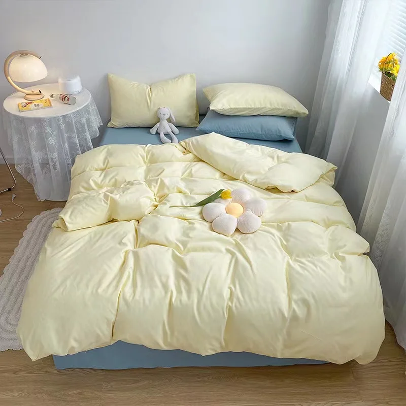 New Arrival Amazing Quality Simple Style Duvet Cover Solid Color