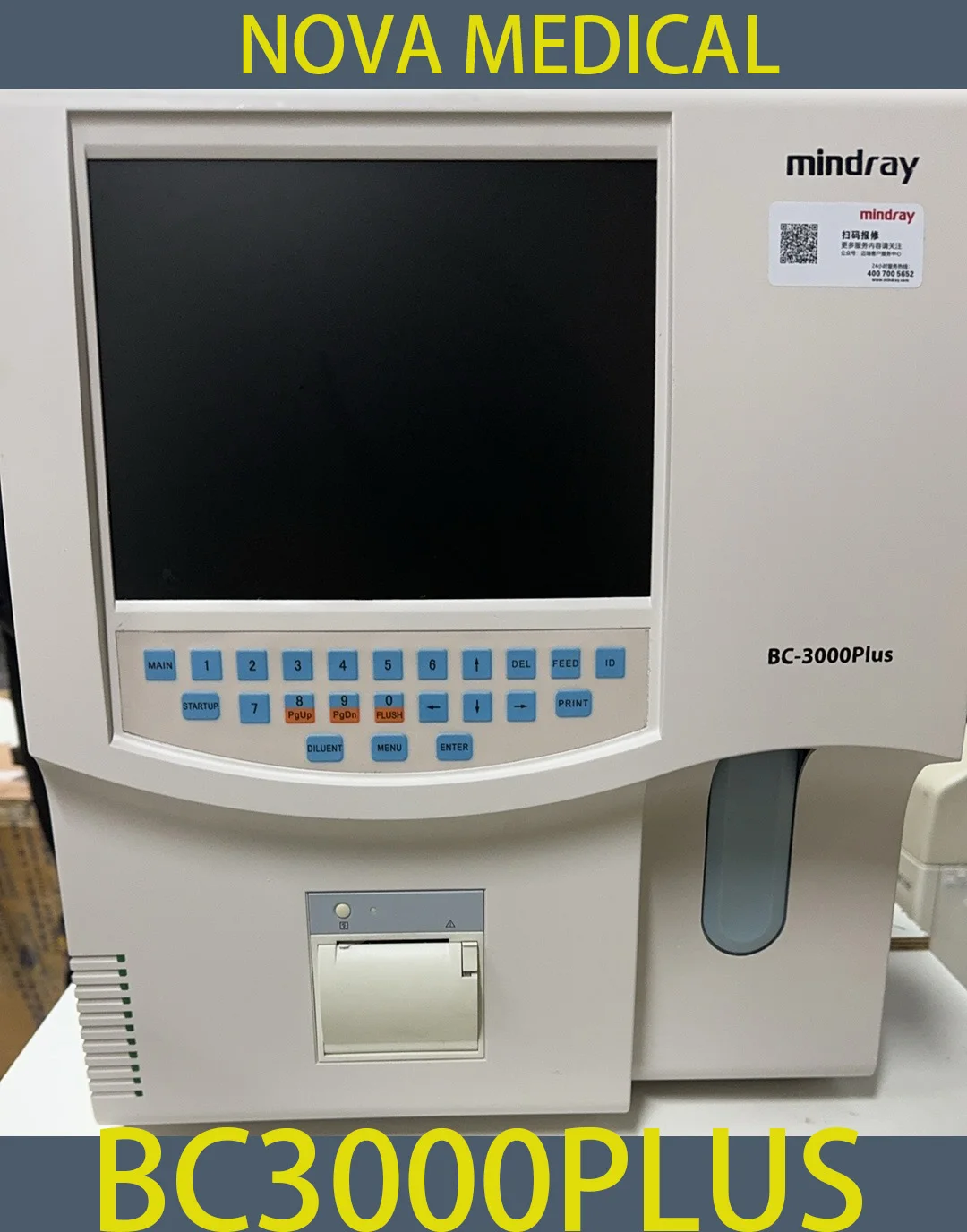 Used Good Condition Mindray BC-3000PLUS 3-Part Hematology Analyzer   BC-3000PLUS