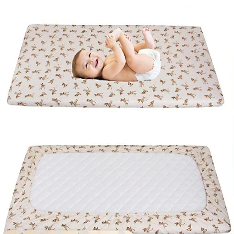 Baby Crib Fitted Sheet Kindergarten Kids Mattress Cover Children\'s Spliced bed Sheet Newborn Bassinet Cradle Sheets Beding