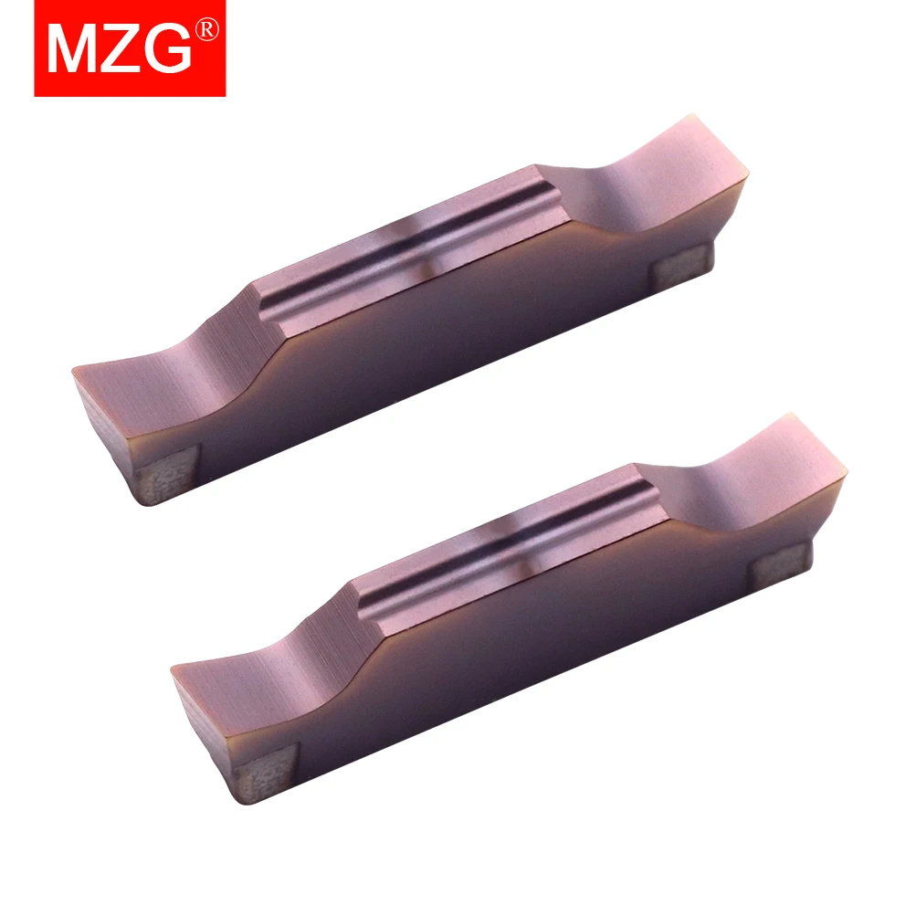 MZG MGGN 10pcs Precision Grinding Grooving Cutting Sharp and Low Resistance Groove Processing Carbide Inserts