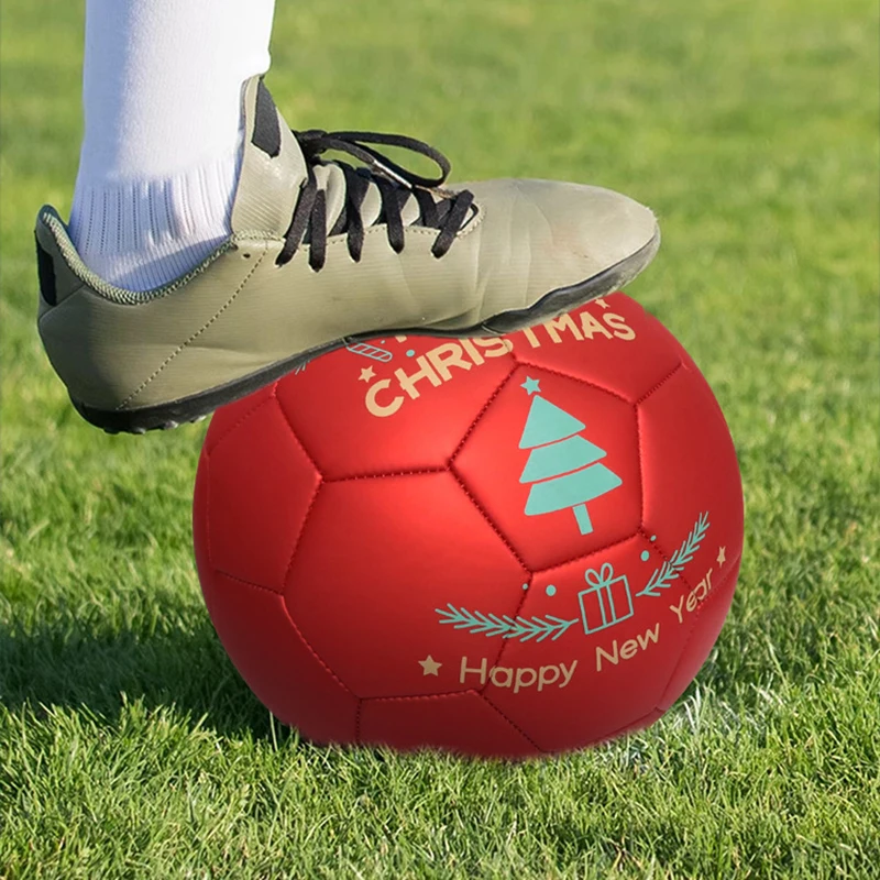 كرة قدم مقاس 5 رسمية من البولي يوريثان كلاسيكية لكرة القدم مقاومة للاهتراء في الهواء الطلق #1