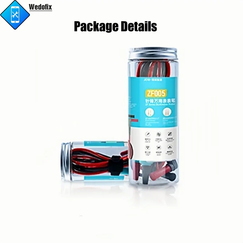 JCID ZF005 قلم اختبار متعدد فائق الدقة مع طرف إبرة 0.05 مم للكشف عن الهاتف المحمول للإلكترونيات