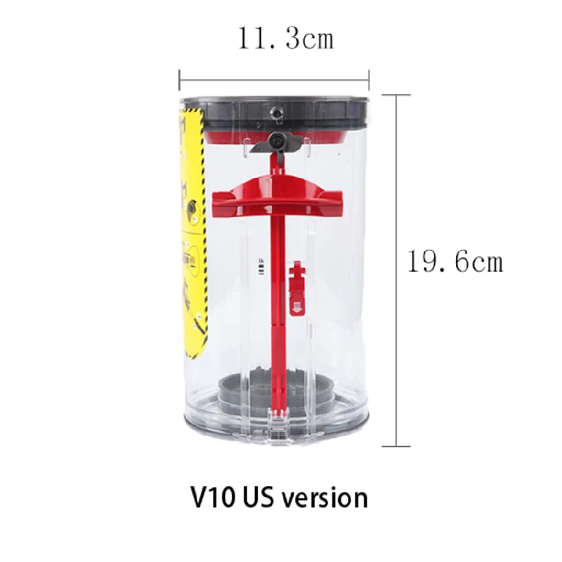 Dust Cup Peças de reposição para Dyson V10 US, Motor Shell, Substituição do filtro HEPA, Robot Aspirador, Home Acessórios