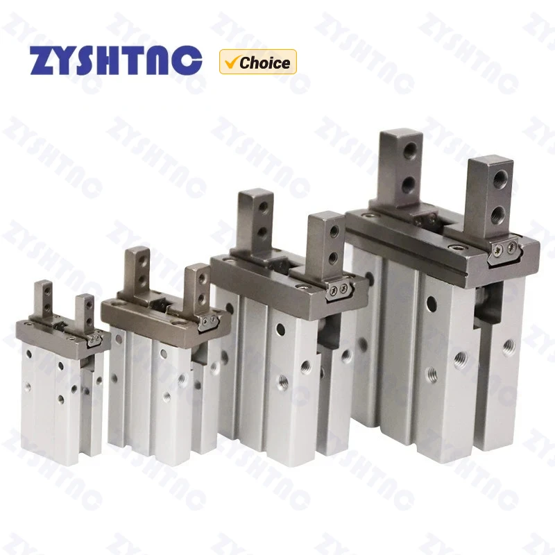 new Type Air Pneumatic parallel Gripper MHZ2-10D MHZ2-16D MHZ2-20D MHZ2-25D 32D 40D S C Aluminium Clamps Finger Cylinder