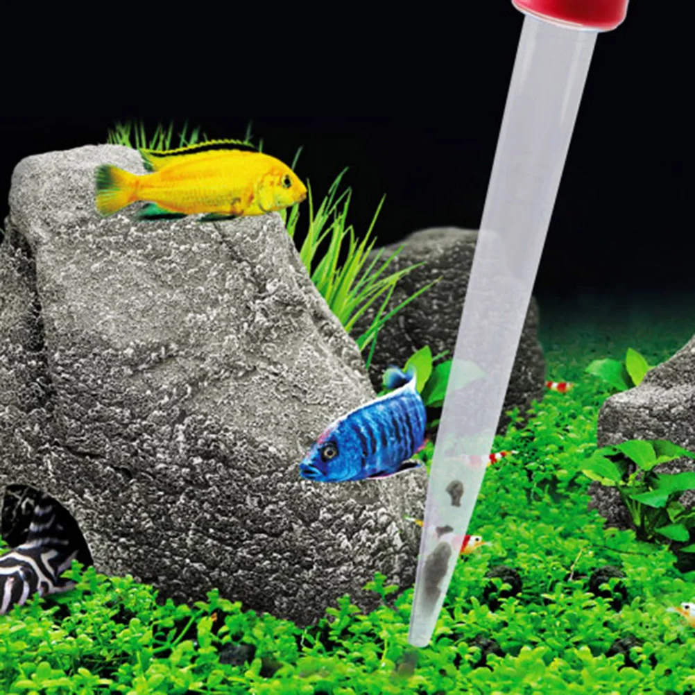

2pcs Aquarium Manual Pipette Fish Tank Cleaner Durable Tpr Aquarium Waste Remover Tool High Transparency For Water Changing