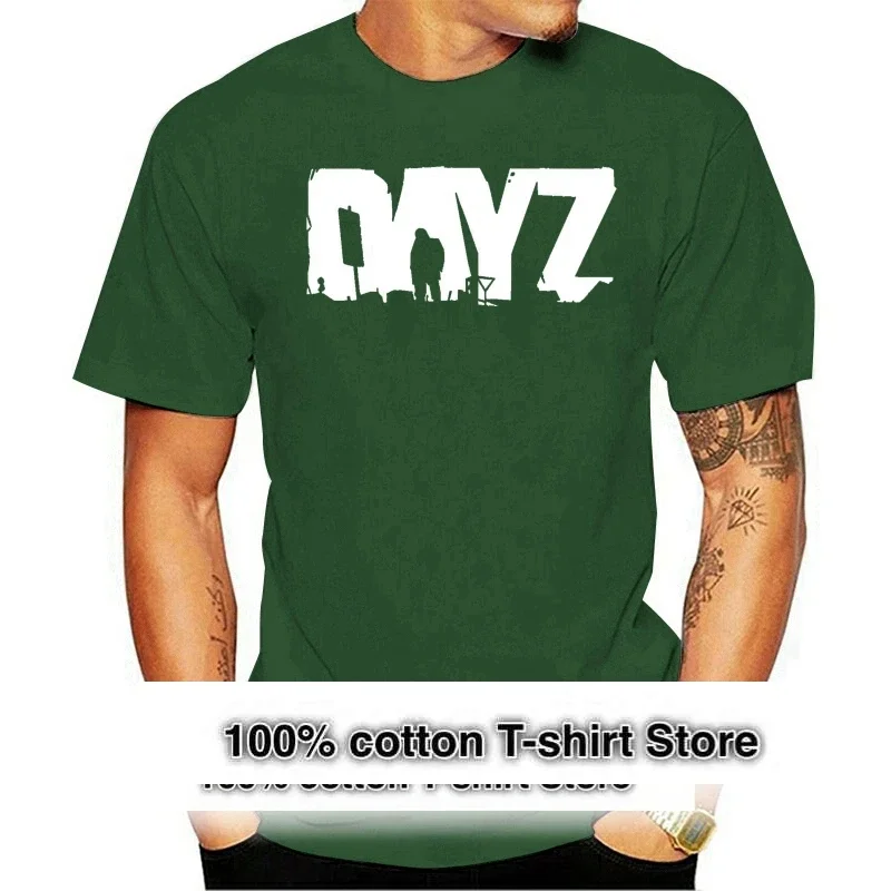 2024 Fashion T Shirts Cool Short Sleeve Men Black Dayz Top Games  Hot Black S To 3Xl O neck 100% Cotton