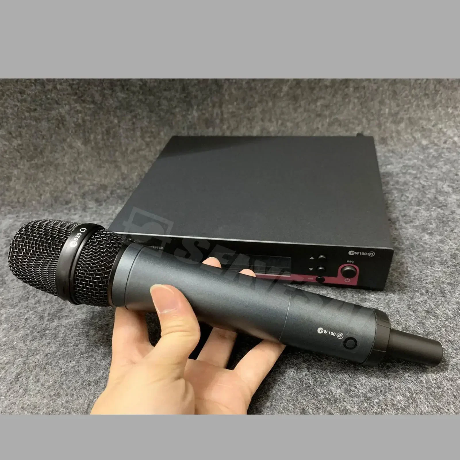 High Quality！1:1 True Diversity EW100G3 Digital Professional Wireless Microphone Single Channel Metal e835 Handheld，626-658MHz