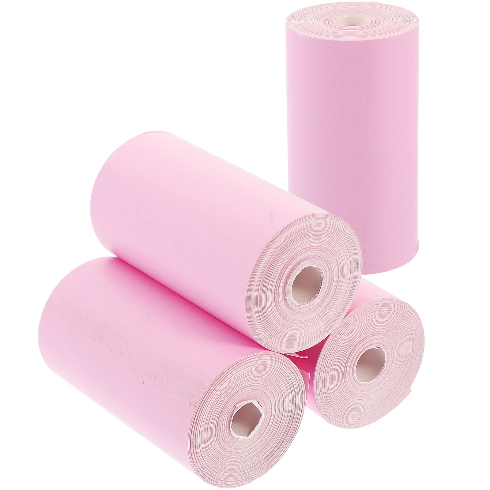 4 Rolls Thermal Paper Sticker Printer Cash Receipt Printing Papers Checkout Counter Office