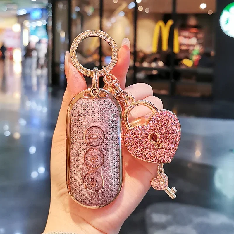 Suitable For AITO Huawei Wenjie Keycase M5 M7 M9 Keycover Keyshell Keychain New Car Card High End Case Buckle For Women 2024