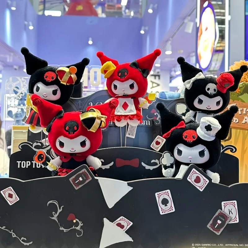 

Подлинная виниловая плюшевая сумка для куклы Toptoy Kuromi Poker Kingdom Series, подвеска-подарок на день рождения