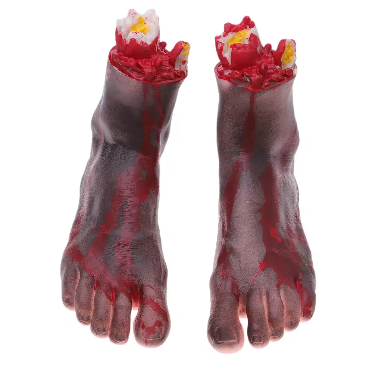 Bras Brisé Halloween Latex Réaliste 35cm - Main Gory Effrayante Pour Décoration Et Blagues