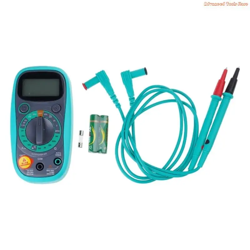 Digital Multimeter with Backlit Buzzer Auto Off Function Portable Tester Ammeter Voltemter Multi Tester Meter W91B