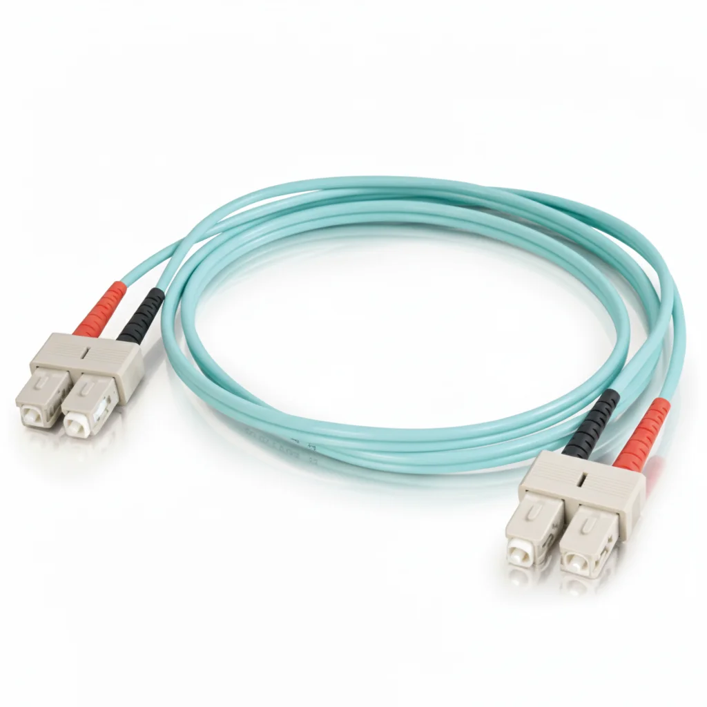 

C2G 757120330608 33060 1640 футов (5 м) дуплексный многомодовый оптоволоконный кабель OM3 - Aqua - 2x SC Male - 2x SC Male - - Used-Like New