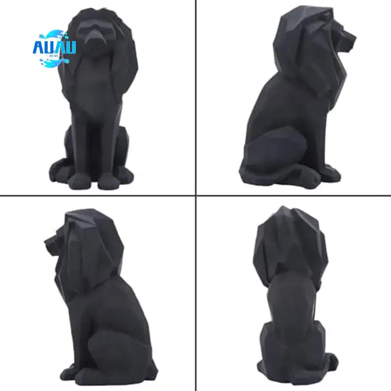 

Статуя Льва AUAU-Lion Декор-подарки для мужчин, геометрическая стильная скульптура, фигурка льва, украшение для гостиной, офиса