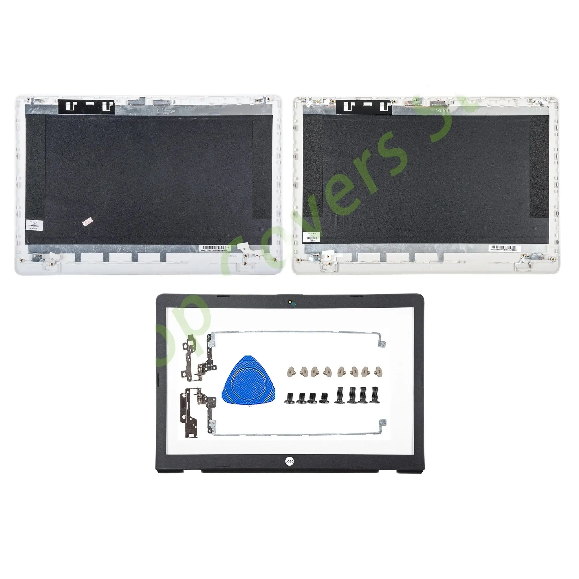 

Covers For 17-BS 17-AK 17-BR TPN-W129/W130 LCD Back Cover Lid Front Bezel Hinges Rear Top Case Parts Plastic 17inch