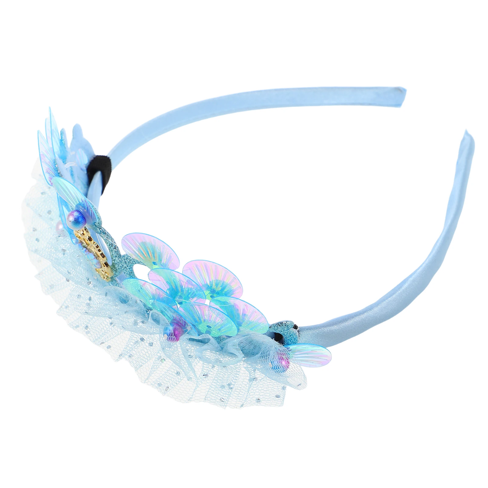 

Children Ocean Hair Crown Mermaid Headband Girls Party Favors Gift Elegant Seashell Design Lightweight Comfortable Birthday