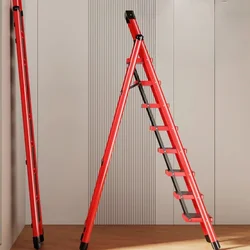 Portable Household Folding Ladder Step Stool with Thickened Stairs Foldable Design Compact and Easy to Store Ideal for Home Use
