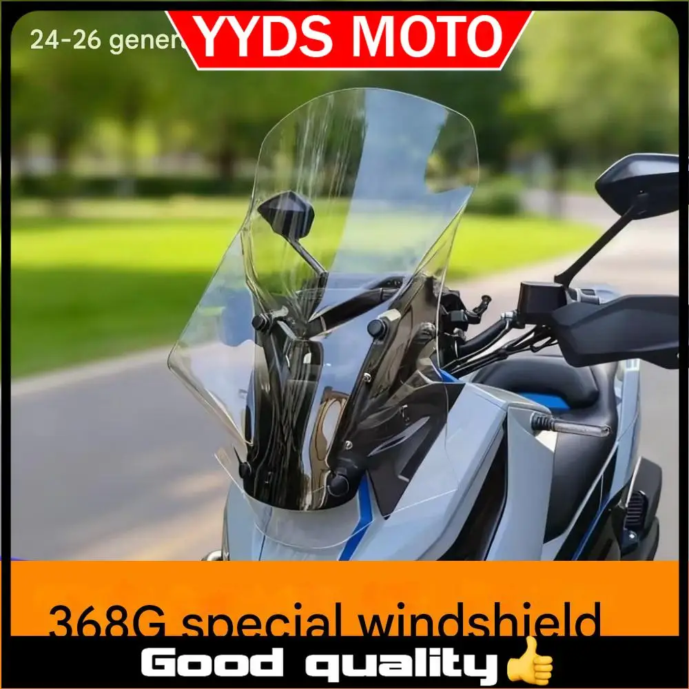 Suitable for ZONTES 368G windshield modification, heightening windshield, 368G imitation XADV windshield front rain guard ZT680g