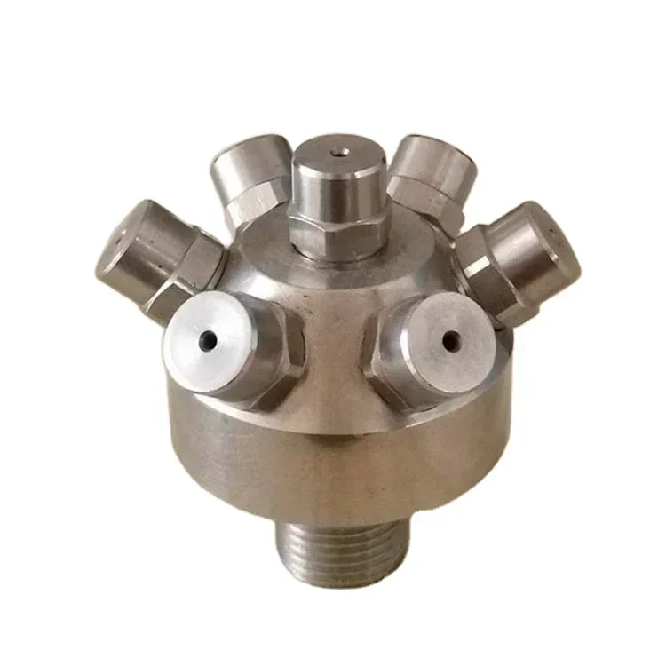 

SS brass high pressure thread male rotary ball spray nozzle for tank cleaning