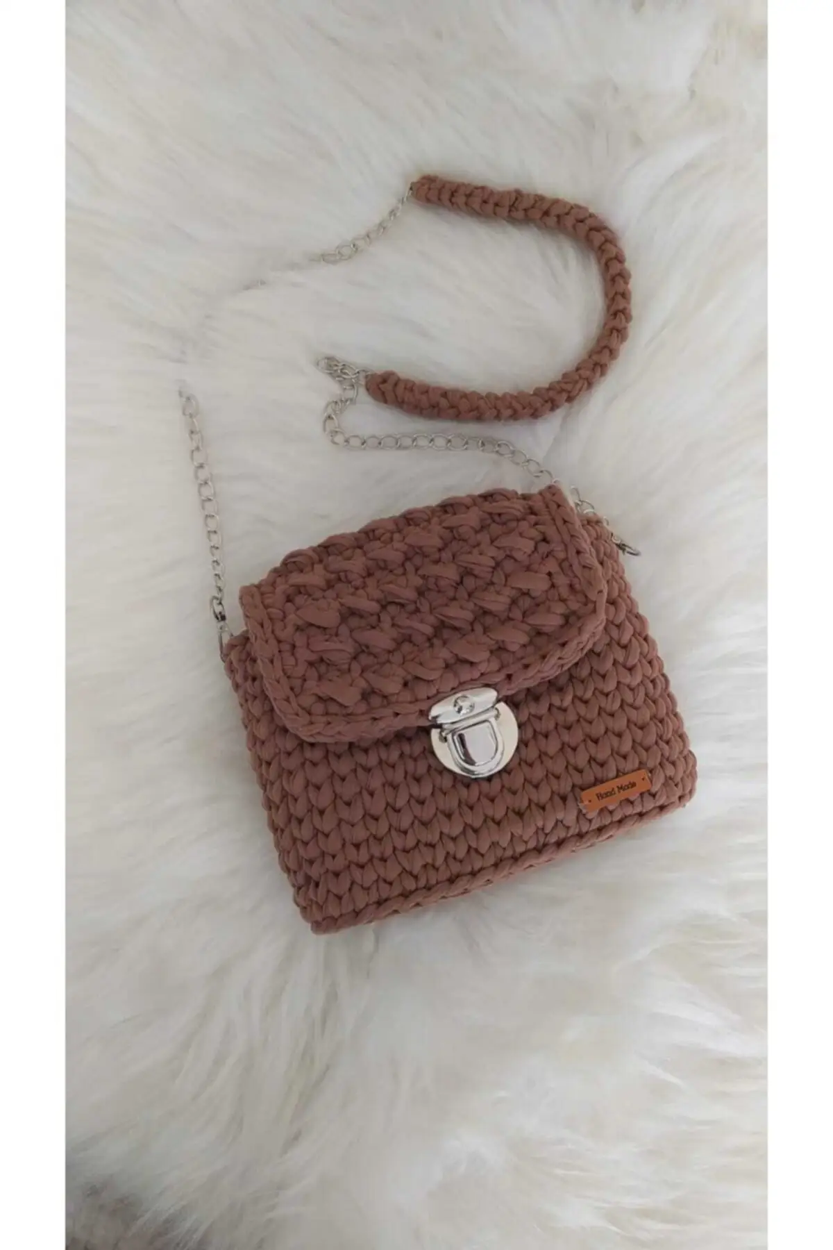 

Uras Light Brown Bag Hand Made Women bag Shoulder Bag Handmade