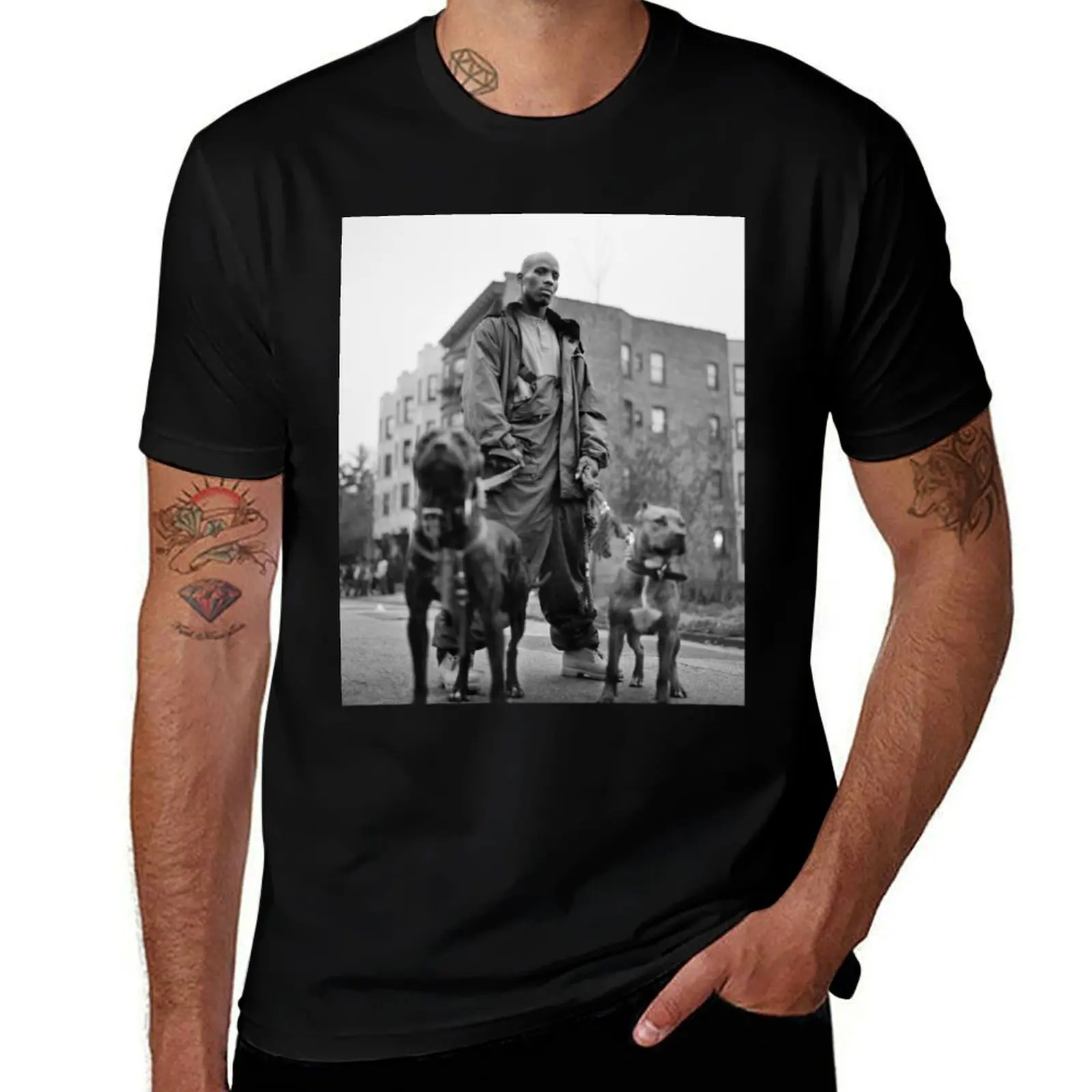 

DMX Vintage T-Shirt summer top essential t shirt T-shirts man Luxury man plain white t shirts men