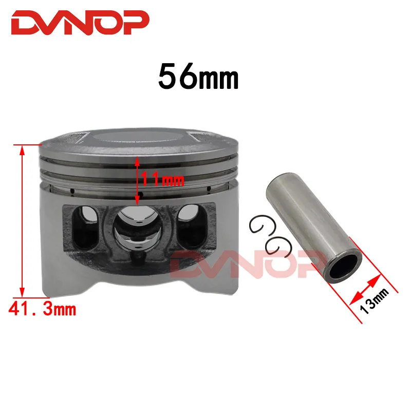 YX 56mm Piston Kit For YX140 YinXiang 140cc Horizontal Engine Dirt Pit Bike Atv Quad Parts 13mm