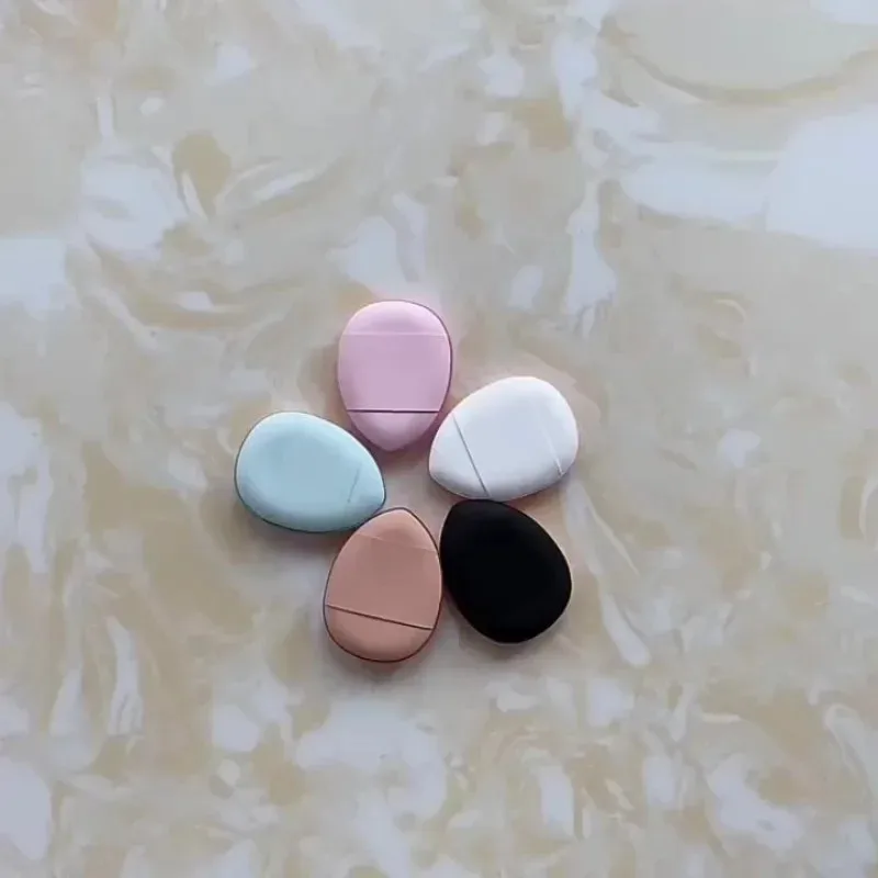 مجموعة منتفخة للأصابع مقاومة للماء مكونة من 50 قطعة - قطيفة غير ماصة لكريم الأساس التفصيلي وخافي عيوب البشرة | أدوات تطبيق صغيرة من الدرجة الصالون #6