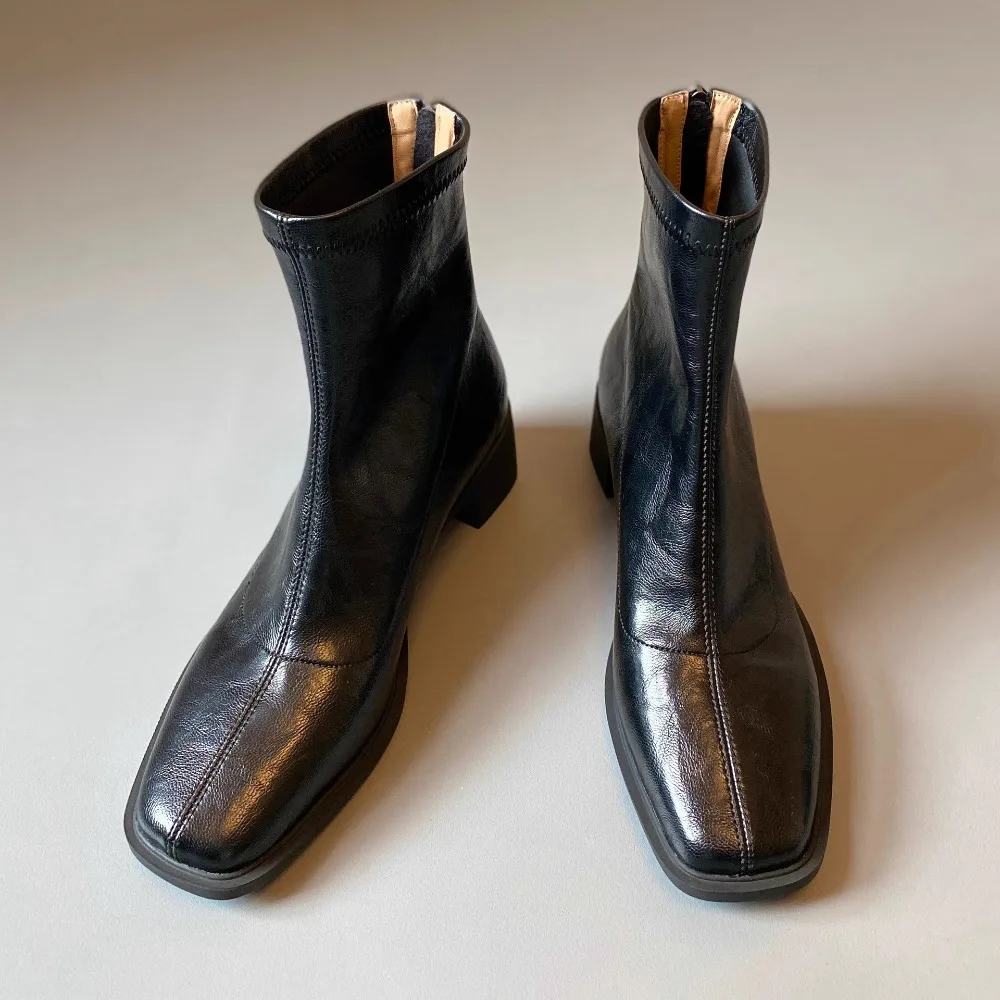 

New Woman Shoes Designer High Boots Fashion Commuter Ankle Boots Women Autumn Winter Soft Soled Platform Boots Zapatos De Mujer