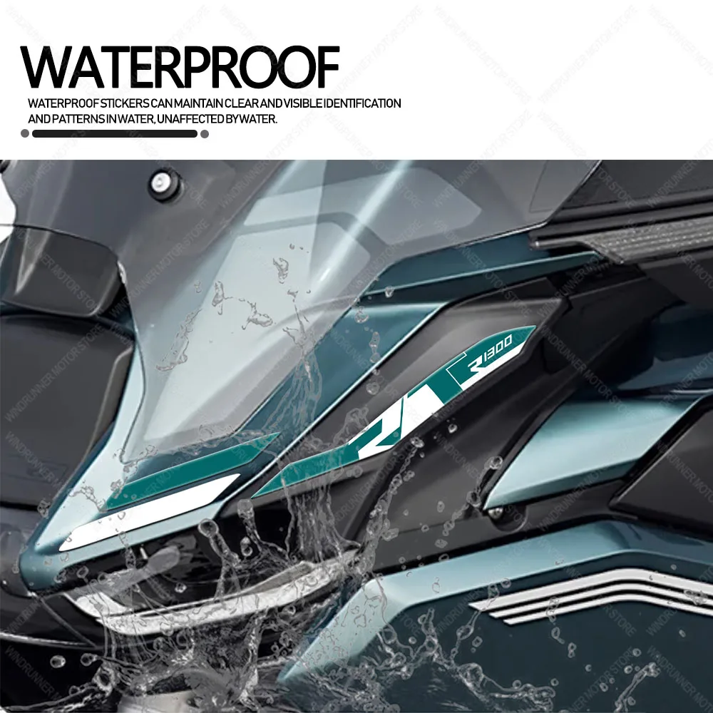 Per R1300RT R 1300RT Adesivo protettivo in resina epossidica 3D Adesivo protettivo impermeabile per protezione labbro anteriore moto