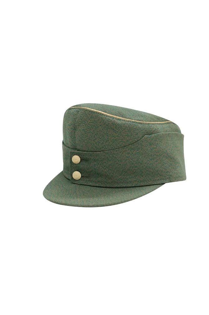 

GHFA-029-GEN WWII German Police Gebirgsjager Bergmütze General Summer Mottled Green Field Cap